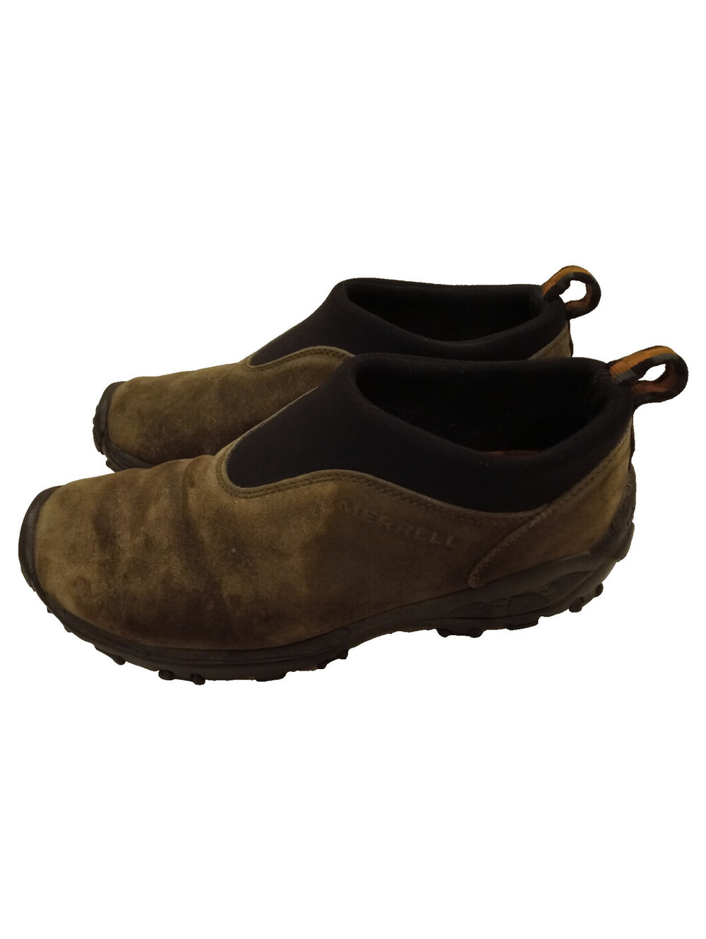 Merrell Winter Moc Mens Size 9 Gunsmoke Brown Suede Slip On Shoes J18551 M